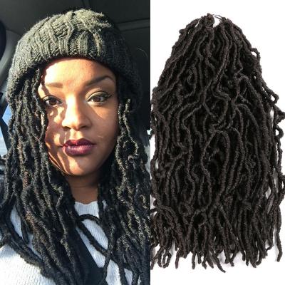 China Hot-selling Bobbi Mirco Locs NU Locs Hair Soft Pre-Loop Crochet Hair Heat Resistant Fiber for sale