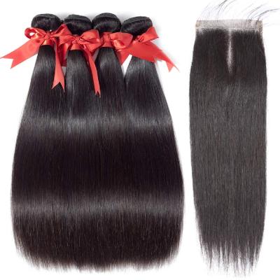 China ALL Unprocessed Hair Extension Brazilian Straight Hair 3 Bundles Straight Hair Wholesale Extension for sale