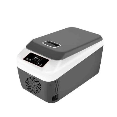 China 12V 12L Thermoelectric Boxcar Portable Thermoelectric Cooler Cooler Freezer for sale