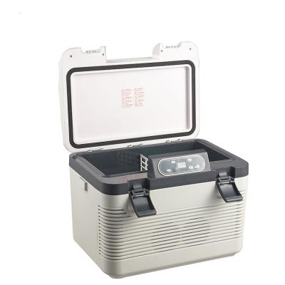 China 26-30â „ ƒ below ambient temperature (25'') OEM factory outdoor homeuse 12V 220V 18L portable cooler box for outdoor camping for sale