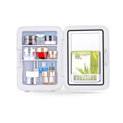 China 16~20â „ ƒ Below Ambient 10L 12V Portable Skin Care Fridge Cosmetics Mini Beauty Fridge for sale