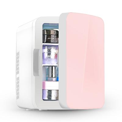 China 16~20â „ ƒ below ambient mini fridge 10l pink mini beauty fridge portable temp fridge household for sale