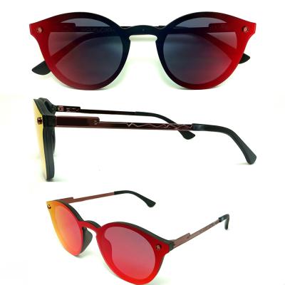 China 2019 Women UV400 Vintage Round Sunglasses With Fashion Design Custom Logo Sunglasses for sale