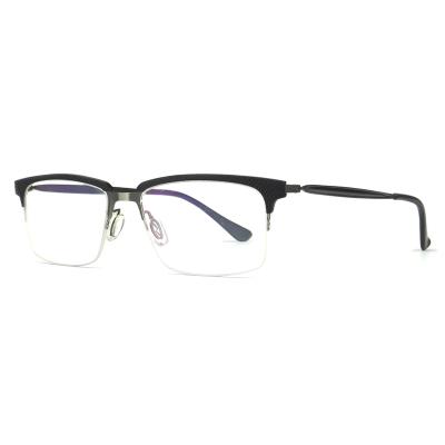 China Metal Optical Eyeglasses Frame Half Frame Glass Reading Glasses Eyeglasses Comfortable Classic Nice Monocle Frame for sale