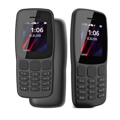 China Dual SIM Card Mobile Phones Dual Sim Fm Radio Good Quality Unlocked Cell Phone For No 106(2018) for sale