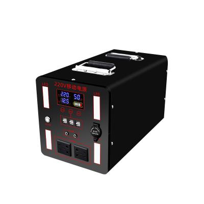 China Earphone OEM 110v 220v 1000w 500w 300w 200W Rechargeable Solar Powered Standby Generator Portable Power Station for sale