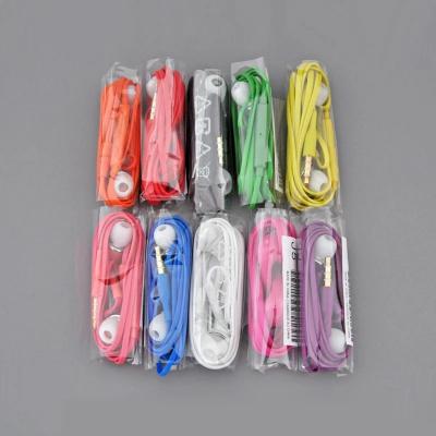 China colorful wired earphone J5 earphone earphone 3.5MM earphone headphone for mobile phone for sale