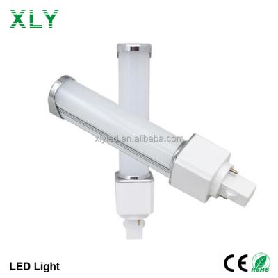 China Indoor Lighting 6W 8W 10W 12W Led PL Light PLC Light 5730SMD 4 Pin Plug Tube 2 Pin E27 G23 G-24 G-24 PLC Led Lamp High Bright for sale