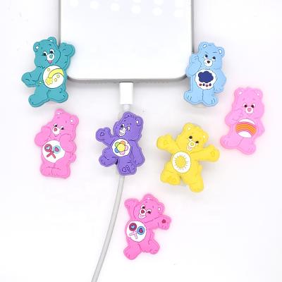 China Cute Cute Mobile Phone Charger Charging Wire Cord PVC USB Cable Protector Cable Protector for sale