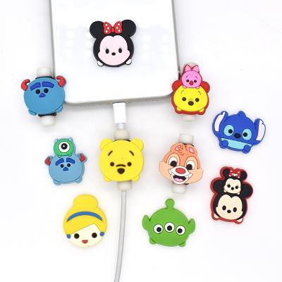 China Cute Cartoon Cute Cartoon Earphone Mobile Phone USB Cord Charger Cable Protector for sale