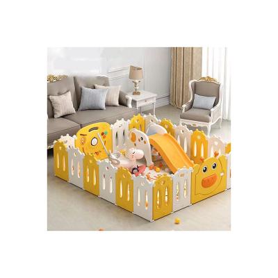 China New Modern Environmental Friendly Big Plastic Play Fence Baby Playpen For Indoor Use for sale