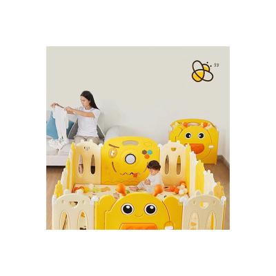 China New Design Hot Sale Modern Multifunctional Kids Safety Play Yard Plastic Indoor Fence Baby Playpen for sale