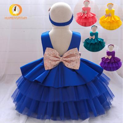 China 2022 New Children's Dress Princess Girl's Dress Catwalk Performance of the Dress Princess Bridesmaid Wedding Cake Children's Dress for sale