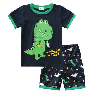 China Hot Sale Male Baby Boy's Wear Suit Spring And Summer Shorts Home Sleeve Shorts New Pajamas Toddlers Tracksuits Kids Outfits Clothing for sale