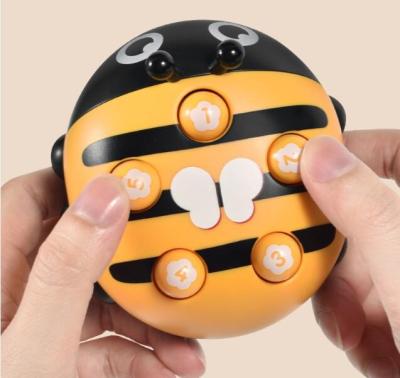 China Educational Smart Cartoon Ladybug Press Toy Baby Game Plastic Play Toys Gift for sale