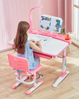 China Modern HOT Kids Table Chair Furniture Sets Kids Table Chair Elevating Study Table for sale