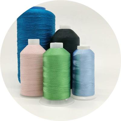 China High Tenacity Dacron Cuff Ddge Yarn 150d Low Elastic Yarn In China for sale