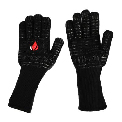 China Higher Resistance BBQ Gloves Heat Resistant Heat Resistant Professional Custom For Microwave And Oven for sale