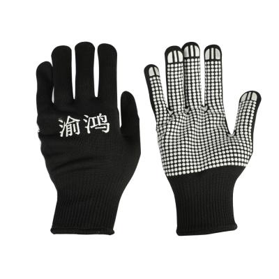 China China Manufacturer Wholesale Cheap Cut Non Slip Heavy Duty Gloves With PVC Dotted For Work for sale