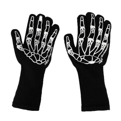 China Hot-selling Standard Premium Heat Resistant Protective Safety Heat Resistant Gloves With Silicone Bumps for sale