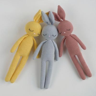 China Soft Crochet Bunny Rattle Baby Amigurumi Toys from Toy Handmade Baby Rattle Toy for sale