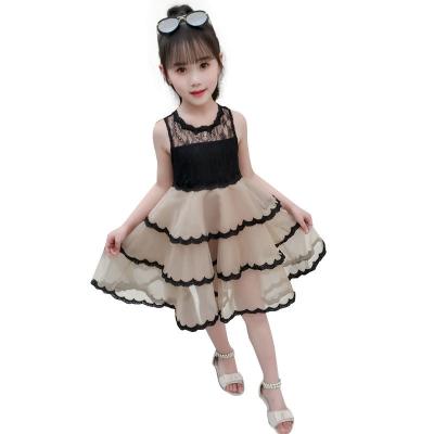 China New western children's summer girls' summer children's skirt washable dress gauze cake skirt girl princess shaggy skirt for sale