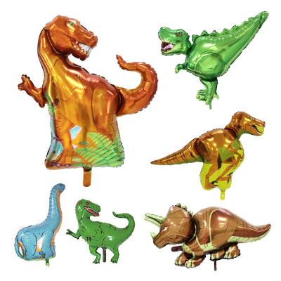 China Jurassic globo air balloon kids birthday toy ONLYUP foil balloon making dinosaur helium animal balloons advertising for sale