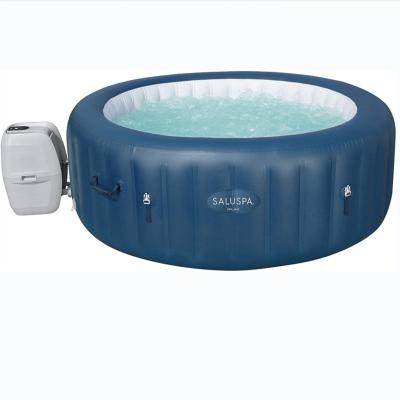 China Modern Air Portable Inflatable Jet Massage Drop Stitch Spa Hot Tubs Outdoor Square Spa for sale