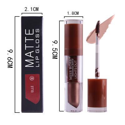 China 24 Colors Waterproof Waterproof Matte Liquid Lipgloss Lip Gloss and Long Lasting Lipstick for sale