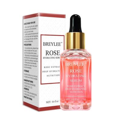 China BREYLEE Original Anti Aging Face Serum Rose Anti Aging Private Label Extract Deep Moisture Nutrition for sale