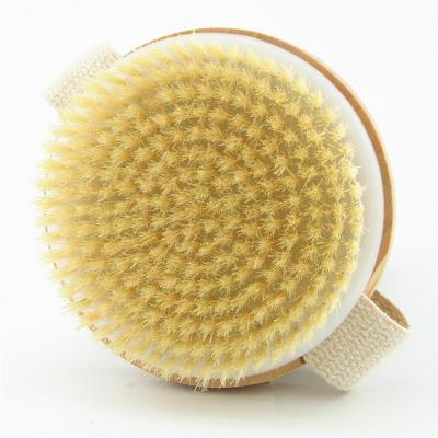 China All Natural All Natural Round Bath Massager Eco - Friendly Hot Selling Wooden Body Brush for sale