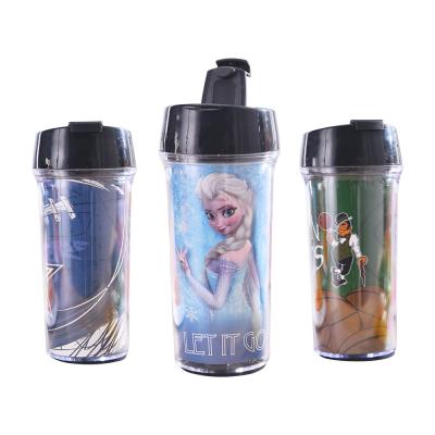 China Contemporary Travel Car Tumbler With Insert Colorful Paper Travel Mug Car Cup 16 Ounce for sale