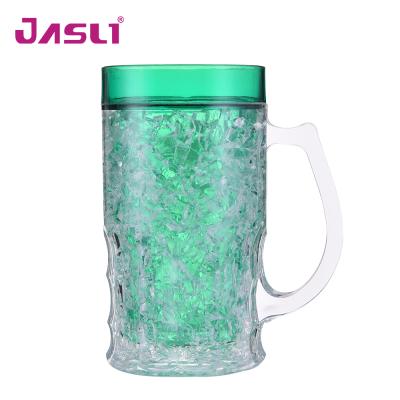 China Reusable Minimalist Design 2022 Custom Hot Sale BPA Free 16 oz Double Walled Freezable Beer Pint LFGB for sale