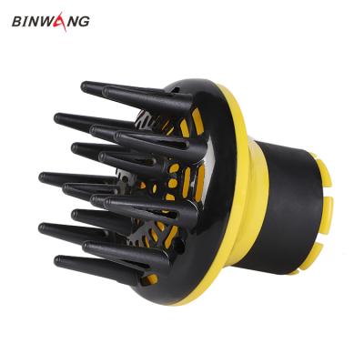 China Universal Plastic PP Hair Diffuser Adaptable for Blow Dryers for Curly or Wavy Hair, Black Yellow for sale