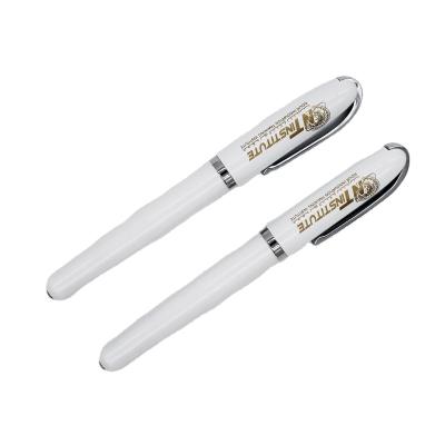 China HCH-R293 Business High End Luxury White Metal Roller Pen Custom Gift For Men Or Women for sale