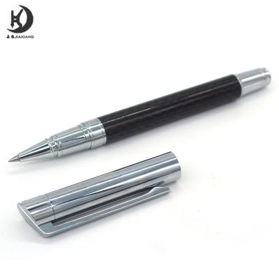 China Hot Sale New Style Business Gift G142 2019 Black-Silver Metal Roller Pen With Custom Logo Pen Gift for sale