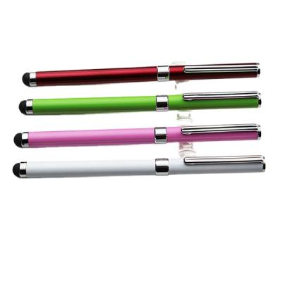 China Promotional Multicolor Hot-selling Pen Engraving Logo Pen RCRO-014 Metal Tablet Stylus Touch Roller Thin Tip for sale