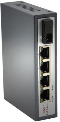 China 10M / 100M 4 Port PoE Switch for sale