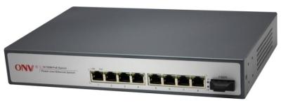 China IEEE802.3at 8 Port Gigabit PoE Switch for sale