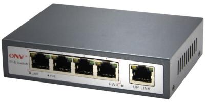 China 1.6 Gbps 4 Port PoE Switch for sale