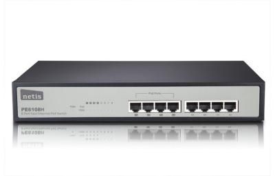 China 8 RJ45 Port Ethernet PoE Switch for sale