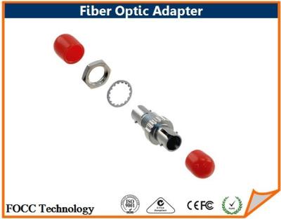 China Tipo simples multimodo do acoplador do anteparo do adaptador de prata da fibra óptica do receptáculo FC do ST à venda