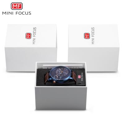 China Luxury Watch Packaging Watch Storage Display Mini Focus White Color Paper Watch Box for sale