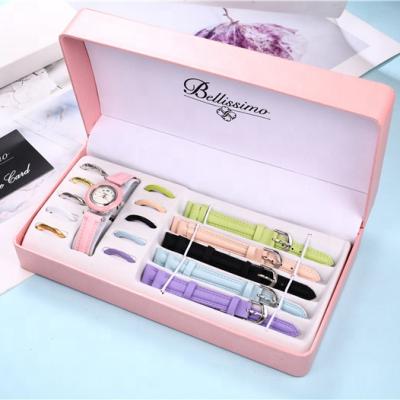 China New Fashion OEM Non Specific Watch Set For Women Gift With Interchangeable Straps And Faces for sale