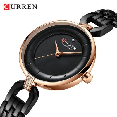 China Hot Selling Curren Water Resistant 9052 Alloy Band Ladies Fashion Luxury Women's Relogio Feminino Watch for sale