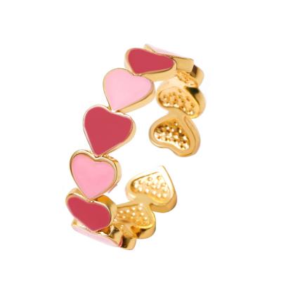 China Factory Supply Best Selling CLASSIC Goods Using Unique Tasty Love Heart Ring Jewelry for sale