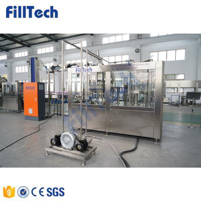 China Good Type 500ml Water Food Bottle Filling And Capping Labeling Machine / Water Filling Machine for sale