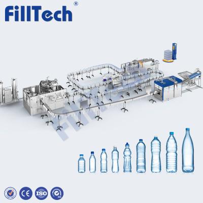 China High Speed ​​Food Solutions Drinking Water Filling Lines For 200-2000ml PET Bottle for sale