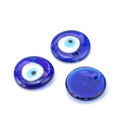 China Jewelry Using Natural Shell Round Carving Blue Devil Eyes Shell Beads Loose Bead For Necklace Bracelet Jewelry Designs Making for sale