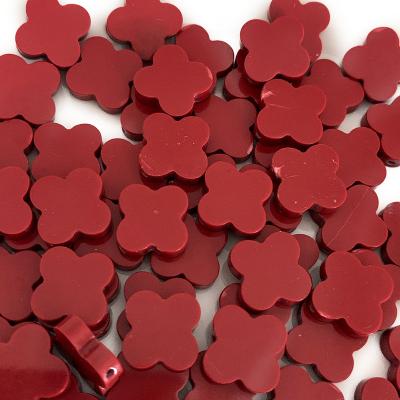 China Jewelry using wholesale four leaf clover shapes agate stone beads for earrings necklace bracelet jewelry decoration accessories for sale